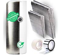AISLAMIENTO para termos eléctricos hasta 300L - Kit completo con cinta adhesiva doble cara y aluminio - Reduce las pérdidas de calor y ahorra energía