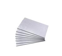 Aislamiento Sonido Termico Silenciador De Fibra Aluminio 10 Mm Espesor Almohadilla Aislante Algodón Para Guardabarros Coche Amortiguador Sonido Y Calor 20 X 500 Cm(500x2000x10mm)