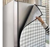 Aislamiento térmico y protector solar para congeladores, cubierta solar para refrigeradores de exterior, lámina de aluminio, funda impermeable para congeladores verticales(A,50 * 170CM)