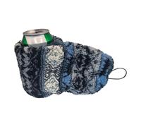 aislante de fibra acrílica | Portavasos caliente portátil para bebidas calientes y frías, alternativa a los guantes para beber cerveza, para té y café de viaje, por