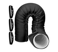 aislante para manguera de CA portátil: aislamiento de tubería de CA, cubierta aislante portátil con 3 correas ajustables, práctica herramienta para el hogar para garajes, material resistente al