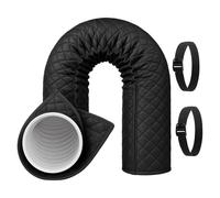 Aislante para tubo flexible de aire acondicionado portátil | Aislante portátil para tubo de aire acondicionado de 150 cm, pieza enrollable de tela Oxford resistente para casa, ventana, pared exterior