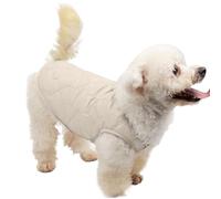 aislante resistente al viento para mascotas, tamaño M, ropa térmica de algodón para perros | Abrigo acolchado impermeable de nailon y algodón PP para gatos pequeños, medianos y grandes |