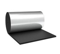 Aislante Termico Autoadhesivo para Paredes Interiores, Núcleo de espuma Ignífugo Insonorización Aluminio Térmico Reflexivo Aislante Radiadores, para Pared, Pisos, Aticos, Garaje, Espesor de 5 mm (Siz