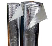 Aislante Térmico Reflexivo Aluminio y Burbujas 25m x 60cm Triple Capa
