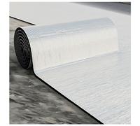 Aislante Térmico Reflexivo, Autoadhesivo Rollo Aislante Termico Calentador, Aislamiento Térmico Reflexivo Lámina de Aluminio para Radiador, Pared, Vehículo, Techo, Garaje, Espesor de 5mm ( Size : 1mx2