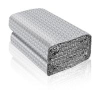 Aislante térmico reflexivo rollo aislante termico de aluminio lámina reflectora de radiador paneles aislantes termicos ventanas pared (4,5m×120cm)