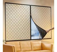 Aislante Termico Ventanas, Película de Protección contra el Frío for el Invierno, Antifrío, Aislamiento, Kit Aislante Termico Ventanas, Cortinas Termicas Reutilizable(110cm W x 180cm H)