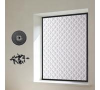 Aislante Termico Ventanas Protege 150 x 260 cm Viento y Ruido Juego de Láminas Aislantes para Ventanas Reutilizable para Clima Frío, Plata