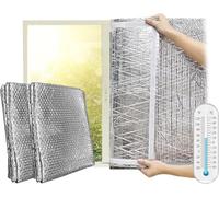 AISLANTE TERMICO VENTANAS | Reduce el frio de Invierno | 1.5x1.2m | Pack 2 uds | Autoadhesivo Se Instala sin Herramientas | Fabricado en España