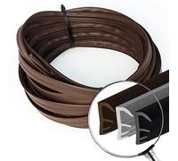 Aislante ventanas frio | Perfil de estanqueidad para ventanas | 10M, BLANCO F-4/18 | Burlete puerta entrada | Tiras de sellado para puertas | Junta de goma para puertas madera | Junta de ranura 4mm.