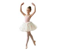 Aislor Niña Vestido Bailarina Ballet De Niñas Tutu Tutú Traje Baile para Rosa Blanco 7-8 años