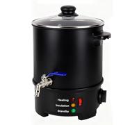 Aisny Fusor de Cera para Velas 6L, Crisol de Cera para Hacer Velas Crisol de Velas 1000W Juego de Vertido de Vela con Grifo para Verter Vela y Controlador de Temperatura para Verter