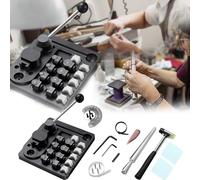 Aisny Máquina Dobladora Anillos, Haga Anillos Usted Mismo Máquina Dobladora Anillos Para Aretes Fabricación Joyas Máquina Dobladora Anillos Juego Fabricación Anillos Para 12/14/16/18/20/22 mm