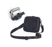 Aisnyho Funda para cámara compatible con Instax Wide EVO, para cámara Instax Square SQ40/SQ1/SQ6, funda protectora rígida de EVA con correa de hombro ajustable, color negro, carcasa rígida protectora