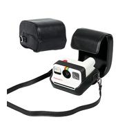 Aisnyho Funda protectora de poliuretano compatible con cámara de película instantánea Polaroid Go/Go Generation 2, funda rígida de almacenamiento de viaje con correa ajustable para el hombro, Black
