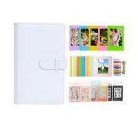 Aisnyho Kit de accesorios de película instantánea para cámara Instax Mini LiPlay 12 11 9 8+ 8 evo 99 SE 40 90 70 50S 26 25 7S, incluye álbum, calcomanías de película, mini marcos, marco colgante