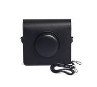 Aisnyho Wide EVO - Funda protectora de piel sintética para cámara Instax Wide Evo con correa para el hombro, color negro, funda protectora de poliuretano