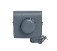 Aisnyho Wide EVO - Funda protectora de piel sintética para cámara Instax Wide Evo con correa para el hombro, gris oscuro, funda protectora de poliuretano