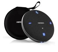 AISPEECH M4 - Micrófono Bluetooth para conferencias con reducción de Ruido de IA, transcripción de IA dúplex Completo, USB, Altavoz USB de Recogida de Voz de 360°, Altavoz de Conferencia, Oficina en