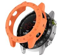AISPORTS 2 PCS Compatible con Garmin MARQ Gen 2 Athlete/Captain/Golfer/Aviator Case, Soft TPU Silicone Edge Rugged Shockproof Bumper Case Frame Armor Watch Case Funda Protectora para Garmin MARQ 2
