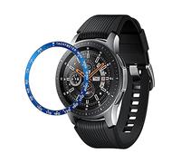 AISPORTS Anillo de Bisel Compatible con Samsung Galaxy Watch 46mm Bisel Loop, Cubierta Adhesiva de Bisel Cubierta Protectora de Círculo Metal de Acero Inoxidable para Samsung Gear S3 Frontier/Classic