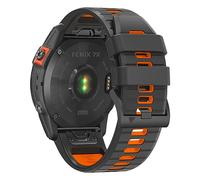 AISPORTS Compatible con Garmin D2 Delta PX/D2 Charlie/D2 Bravo Correa de Silicona, Correa de Reloj de Ajuste Rápido de 26mm Correa de Repuesto de Pulsera Suave para Garmin Quatix 7X Solar/6X Solar/3