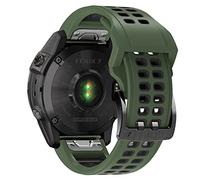 AISPORTS Compatible con Garmin Instinct 2 Correa Silicona,22mm Quick Fit Reloj Correa Suave Transpirable Muñequera Correa de Reemplazo para Garmin Fenix 7/6/6 Pro/5/5 Plus/Epix Gen 2/Forerunner935/945