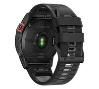 AISPORTS Compatible con Garmin Instinct 2/Instinct/Instinct Crossover Correa de Silicona, 22mm Correa de Reloj de Ajuste rápido Correa de Repuesto de Pulsera Suave y Flexible para Garmin Quatix 7/6/5