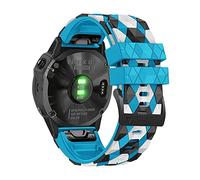 AISPORTS Compatible con Garmin MARQ Adventurer/Athlete/Captain/Driver/Golfer/Aviator Correa de Silicona, 22mm Quick Fit Watch Strap Wristband Correa de Reemplazo para Garmin Epix Gen 2/Quatix 7/6/5