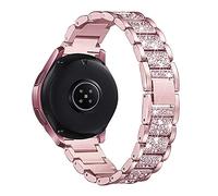 AISPORTS Compatible conAma*zfit GTS 2/GTS 2e/GTS/GTR 42mm Correa,20mm Correa de Liberación Rápida Bling Glitter Diamond Jewelry Pulsera Pulsera de Metal Correa de Repuesto paraAma*zfit Bip/Bip Lite