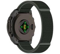 AISPORTS Correa de Nailon Compatible con Garmin Fenix 8 43mm/7S/7S Pro/6S/6S Pro/5S/5S Plus, Correa de Repuesto de Pulsera Solo Loop de Nailon Trenzado Elástico Suave de 20mm para Garmin D2 Delta S