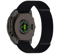 AISPORTS Correa de Nailon Compatible con Garmin Fenix 8 43mm/7S/7S Pro/6S/6S Pro/5S/5S Plus, Correa de Repuesto de Pulsera Solo Loop de Nailon Trenzado Elástico Suave de 20mm para Garmin D2 Delta S