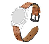 AISPORTS Correa de piel de liberación rápida para reloj Samsung Gear Galaxy Watch, Huawei, Pebble, Ticwatch, Fossil, LG, Asus, Moto para hombre y mujer con hebilla de acero inoxidable, color