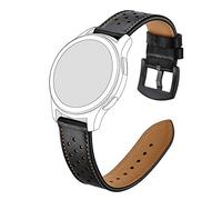 AISPORTS Correa de piel de liberación rápida para reloj Samsung Gear Galaxy Watch, Huawei, Pebble, Ticwatch, Fossil, LG, Asus, Moto para hombre y mujer con hebilla de acero inoxidable, color