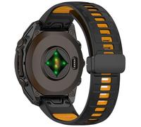 AISPORTS Correa de Silicona Compatible con Garmin D2 Mach 1 Pro/D2 Delta PX/D2 Charlie/D2 Bravo, Correa de Reloj 26mm con Hebilla Magnética Correa de Repuesto Deportiva para Garmin Instinct 2X Solar
