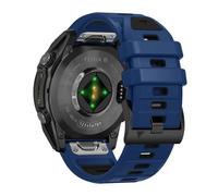 AISPORTS Correa de Silicona Compatible con Garmin Enduro 3/Enduro 2/Enduro, 26mm Correa de Reloj de Ajuste Rápido Transpirable Deportiva Correa de Repuesto para Garmin Descent MK1/MK2/MK2i/Mk3i 51mm