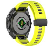 AISPORTS Correa de Silicona Compatible con Garmin Fenix 8 43mm/7S/7S Pro/6S/6S Pro/5S/5S Plus, Correa de Reloj de Ajuste Rápido de 20mm con Hebilla Magnética Correa de Repuesto para Garmin Instinct 2S