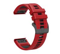 AISPORTS Correa de Silicona Compatible con Garmin Tactix 7/7 Pro/Bravo/Charlie/Delta, 26mm Correa de Reloj Ajuste Rápido Suave Transpirable Deportiva Correa de Repuesto para Garmin Instinct 2X Solar