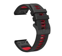AISPORTS Correa de Silicona Compatible con Garmin Tactix 7/7 Pro/Bravo/Charlie/Delta, 26mm Correa de Reloj Ajuste Rápido Suave Transpirable Deportiva Correa de Repuesto para Garmin Instinct 2X Solar