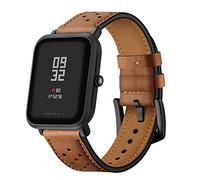 AISPORTS Correa Reloj de 20mm Compatible con Samsung Galaxy Watch 4/4 Correa, Clásica Cuero Suave Hueco Transpirable Pulsera Deportiva Correa de Reemplazo para Galaxy Watch 3 41mm/42mm/Active/Active 2