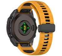 AISPORTS Correa Silicona Compatible con Garmin Epix Pro Gen 2 51mm, Correa de Ajuste Rápido de 26mm con Hebilla Magnética Correa de Repuesto para Garmin D2 Mach 1 Pro/D2 Delta PX/D2 Charlie/D2 Bravo