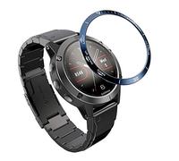 AISPORTS Diseño de Bisel Compatible con Garmin Fenix 5/Fenix 5 Plus Cubierta Adhesiva de Anillo de Bisel, Protección Antiarañazos Cubierta Protectora de Bucle de Bisel de Metal para Fenix 5/5 Plus