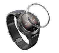 AISPORTS Diseño de Bisel Compatible con Garmin Fenix 5/Fenix 5 Plus Cubierta Adhesiva de Anillo de Bisel, Protección Antiarañazos Cubierta Protectora de Bucle de Bisel de Metal para Fenix 5/5 Plus