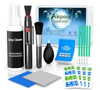 Aispour Kit de limpieza de lentes de cámara, kit de limpieza de cámara 10 en 1, limpiador de lentes de cámara y accesorios de cámara, incluye kit de limpieza de lentes/limpiador de lentes/bolígrafo de