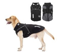 Aisuowa Abrigo Invierno Perro, Abrigo Impermeable para Perros Resistente al Viento, Chaqueta para Perros con Tiras Reflectantes Seguras & Arnés Ajustable para Perros pequeñas, Medianas y Grandes