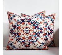 Aisybaklyn Home Funda Cojin 45x45 Fundas Cojines Decorativos Cojines Salon Almohada Funda Cojin Etnico Bohemia Estilo Tribal para Sala de Estar Sofás Camas Sillas Dormitorio Jardín Coche Juego de 2
