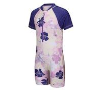 Aisyee Boys Swimming Costume Kids Short Sleeve Swimsuit Boys One Piece Swimwear Child Rash Guard Bathing Suit 3-14 Years
