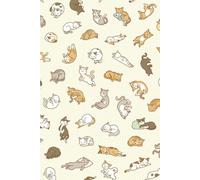 AiTA Cute Cat 100 page Lined Diary, Journal, Notebook for Men, Women, Girls, Boys for School, Work & Note Taking (6"x9")