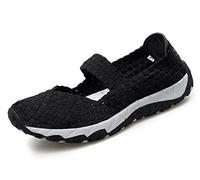 Aitaobao Mujer Verano de Tejidas Ligeras Slip On Sports Shoes Casual Deportivos Respirable para Malla Elástico Zapatos